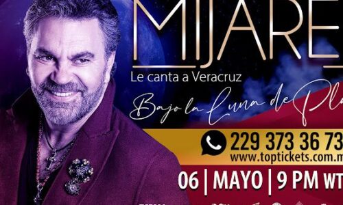 Mijares le cantará a Veracruz “Bajo la luna de Plata”