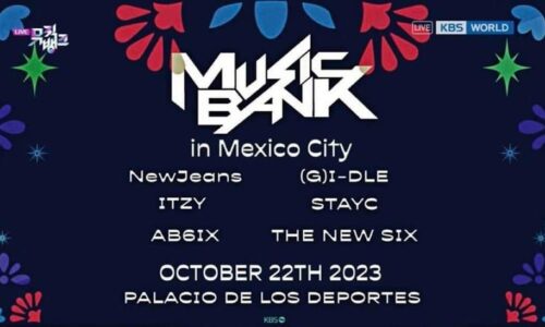Music Bank 2023 regresa con fuerza a México con una presentación estelar en el Palacio de los Deportes