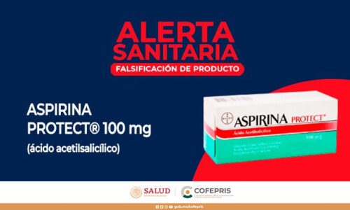 Encuentran lote de Aspirina falsificada