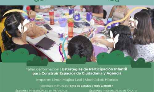 Invita IVEC al taller “Estrategias de participación infantil para construir espacios de ciudadanía y agencia”