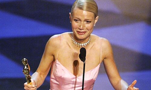 Gwyneth Paltrow usa su Oscar de manera inusual: ¡Como tope de puerta!