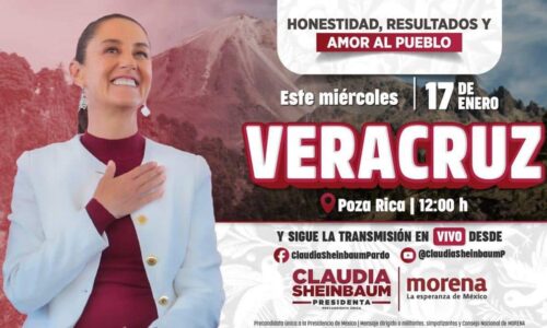 Claudia Sheinbaum cerrará precampaña en Veracruz; el sur/sureste del país es punta de lanza del segundo piso de la transformación: Esteban Ramírez Zepeta