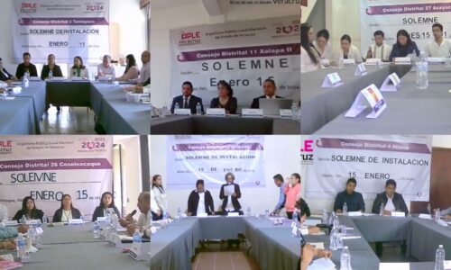 Se instalan los 30 Consejos Distritales del OPLE Veracruz, que tendrán a su cargo la organización, desarrollo y vigilancia de las elecciones de la Gubernatura y las Diputaciones Locales