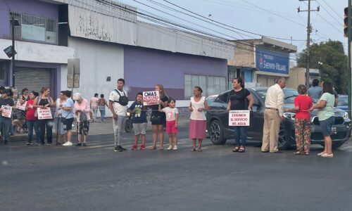 Xalapa amanece con múltiples manifestaciones por falta de agua en colonias