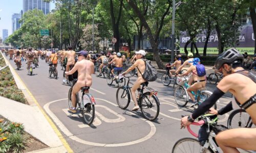 Rodada al Desnudo: La manifestación más vulnerable para ciclistas en CDMX