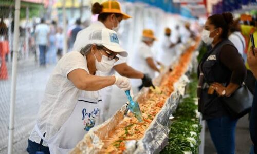 Filete relleno de marisco de Fiestas de Santa Ana será de 100 metros