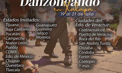Del 19 al 21 de julio,Festival “Danzoneando en Xalapa”
