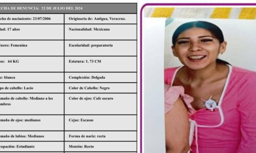 Buscan a joven desaparecida en Puente Nacional, hoy cumple la mayoría de edad