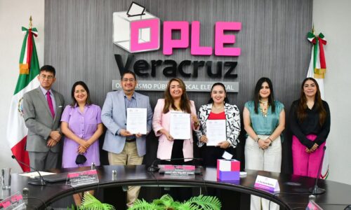 OPLE Veracruz firma convenio de colaboración con “Enseñas para la Inclusión”, asociación civil