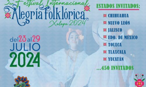 Vivirá Xalapa el Festival Internacional Alegría Folklórica 2024